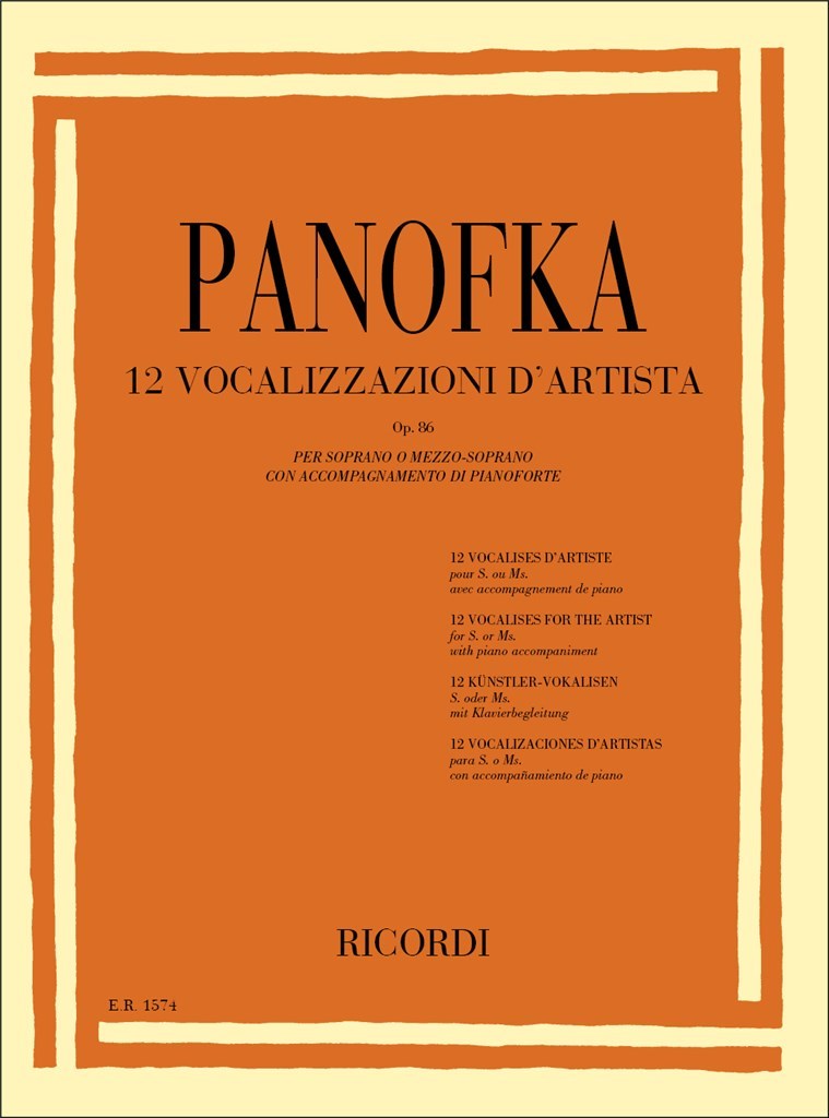 12 Vocalizzi D'Artista Op. 86